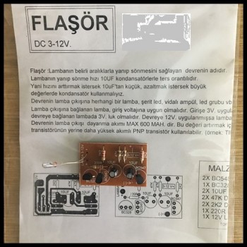 FLAŞÖR DEVRESİ DEMONTE